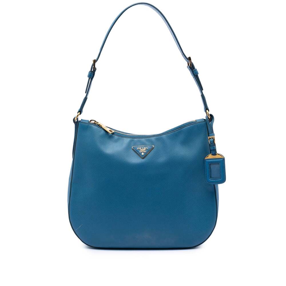 Prada Lux Zip Hobo Saffiano Leather #354563P87B